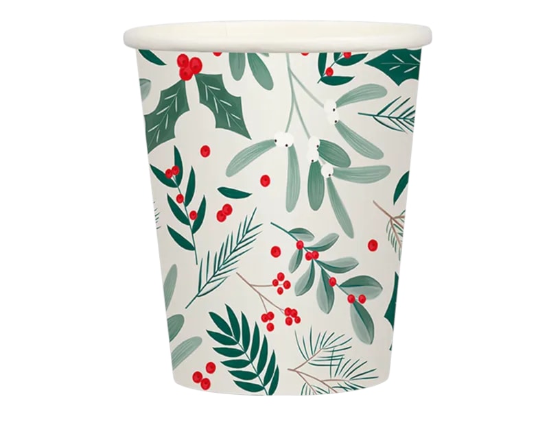 Wholesale Christmas Printed Paper Cups 20pk