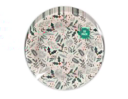 Wholesale Christmas Printed Paper Plates 20pk CDU Wholesale Christmas Printed Paper Plates 20pk CDU