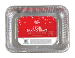 Wholesale Foil Baking Trays 36cm x 27cm x 7cm 2pk CDU