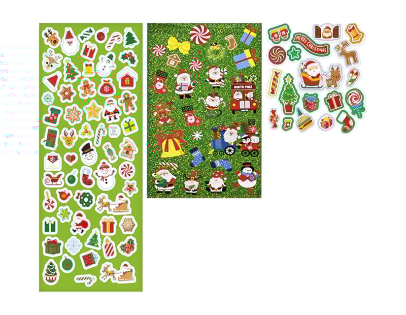 Wholesale Christmas Sticker Pack