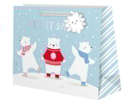 Wholesale Large Shopper Christmas Gift Bag - Assortment 3