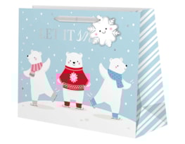 Wholesale Large Shopper Christmas Gift Bag - Assortment 3