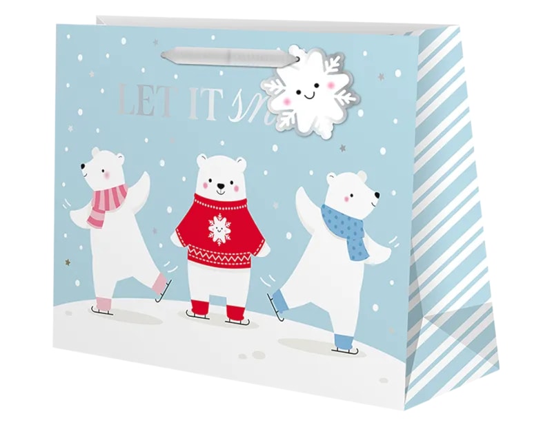 Wholesale Large Shopper Christmas Gift Bag - Assortment 3