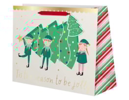 Wholesale Large Shopper Christmas Gift Bag - Assortment 3 Wholesale Large Shopper Christmas Gift Bag - Assortment 3