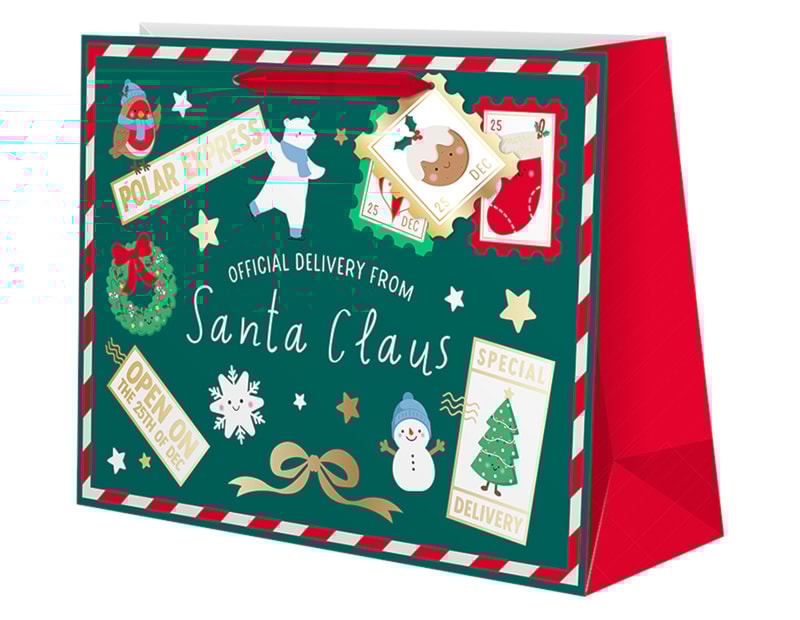 Wholesale Large Shopper Christmas Gift Bag - Assortment 3