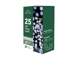 Bulk Buy 25 Battery Operated Bright White String Lights 2.7m CDU