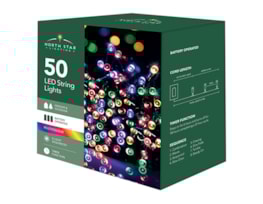 Wholesale 50 Battery Operated Multi-Coloured String Lights 5.9m CDU Bulk Buy 50 Battery Operated Multi-Coloured String Lights 5.9m CDU