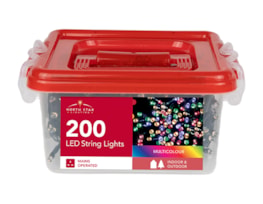Wholesale 200 LED Mains Operated Multi-Coloured  String Lights with Storage Box