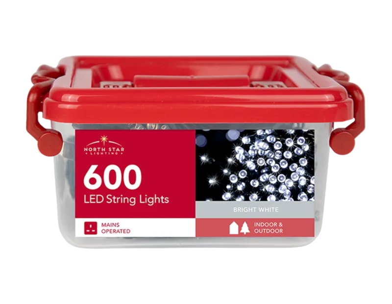 Wholesale 600 LED Mains Operated Bright White String Lights with Storage Box Wholesale 600 LED Mains Operated Bright White String Lights with Storage Box