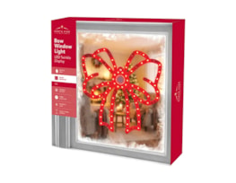 Wholesale LED Mains Operated Twinkle Bow Window Light 30cm