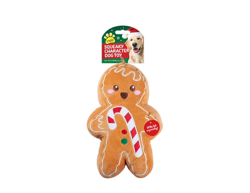 Wholesale Christmas Plush Characters Squeaky Dog Toy