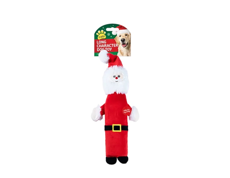 Wholesale Christmas Long Character Squeaky Dog Toy