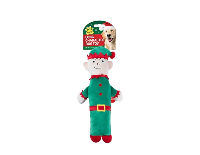 Wholesale Christmas Long Character Squeaky Dog Toy Wholesale Christmas Long Character Squeaky Dog Toy