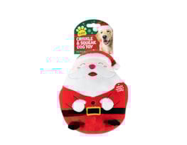 Wholesale Christmas Squishy Crinkley & Squeaky Dog Toy