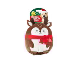 Wholesale Christmas Squishy Crinkley & Squeaky Dog Toy Wholesale Christmas Squishy Crinkley & Squeaky Dog Toy