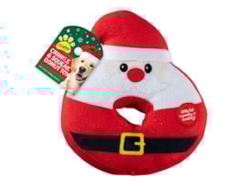 Wholesale Christmas Crinkley & Squeaky Donut Characters Toy CDU Wholesale Christmas Crinkley & Squeaky Donut Characters Toy CDU