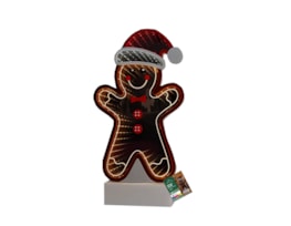 Wholesale LED Battery Operated Infinity Gingerbread Light 28cm Wholesale LED Battery Operated Infinity Gingerbread Light 28cm