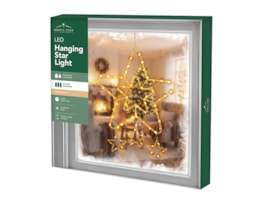 Wholesale LED Battery Operated Warm White Star Hanging Light