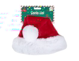 Deluxe Faux Fur Santa Hat