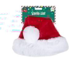 Deluxe Faux Fur Santa Hat
