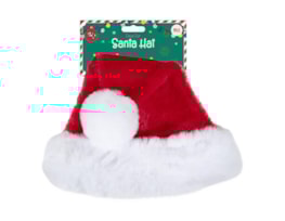 Deluxe Faux Fur Santa Hat
