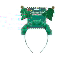 Wholesale Glitter Christmas Tree Head Bopper
