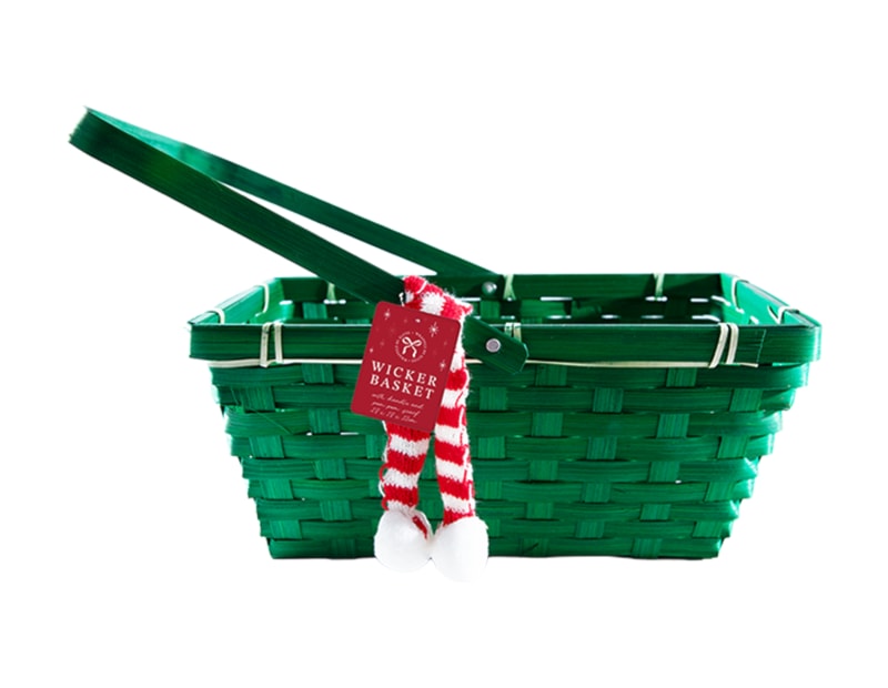 Wholesale Brown Wicker Hamper 36 x 23 x 8cm