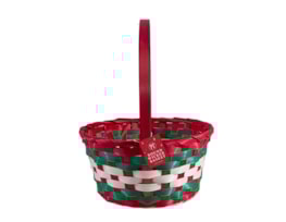 Wholesale Round Wicker Basket with Handle 22cm Wholesale Round Wicker Basket with Handle 22cm