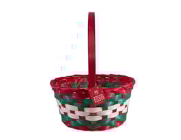 Wholesale Round Wicker Basket with Handle 22cm Wholesale Round Wicker Basket with Handle 22cm
