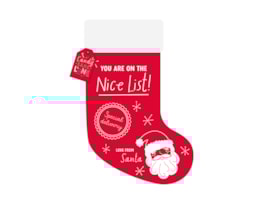 Wholesale Printed Christmas Stocking Bulk Buy Printed Christmas Stocking