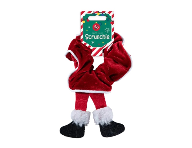 Christmas Santa Scrunchie Christmas Santa Scrunchie