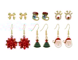 Christmas Earrings 6pk Christmas Earrings 6pk