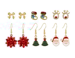 Christmas Earrings 6pk Christmas Earrings 6pk