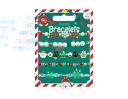 Christmas Beaded Bracelets 5pk Christmas Beaded Bracelets 5pk
