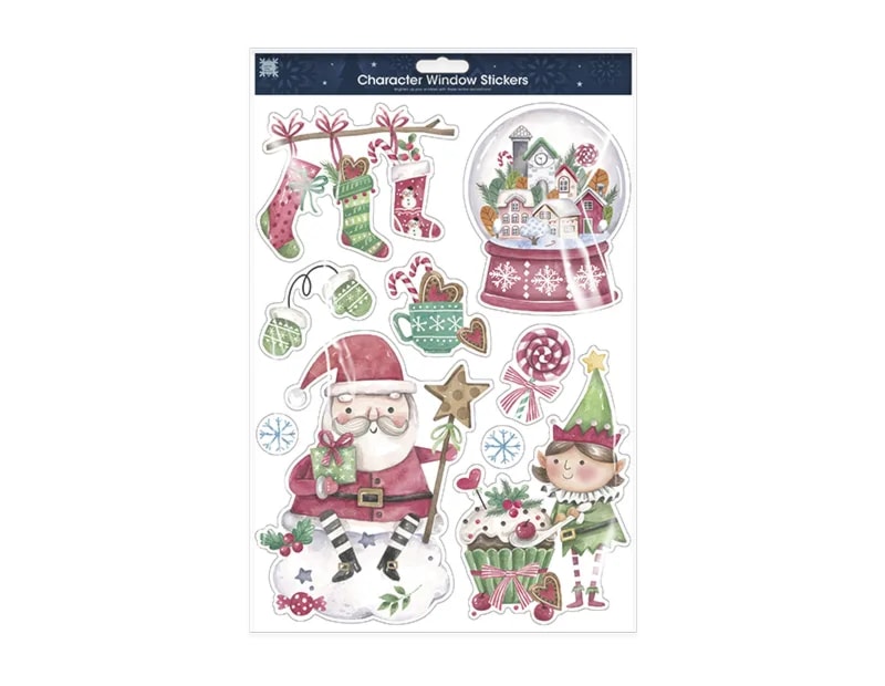 Wholesale Christmas Character Window Stickers Wholesale Christmas Character Window Stickers