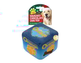 Wholesale Christmas Chocolate Squeaky Dog Toy