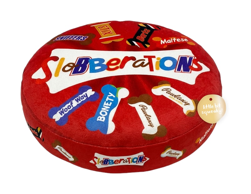 Wholesale Christmas Chocolate Box Squeaky Dog Toy