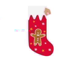 Wholesale Gingerbread Stocking Wholesale Gingerbread Stocking