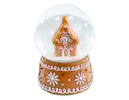 Wholesale Gingerbread Christmas Snow Globe 13cm CDU Wholesale Gingerbread Christmas Snow Globe 13cm CDU