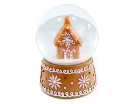 Wholesale Gingerbread Christmas Snow Globe 13cm CDU Wholesale Gingerbread Christmas Snow Globe 13cm CDU