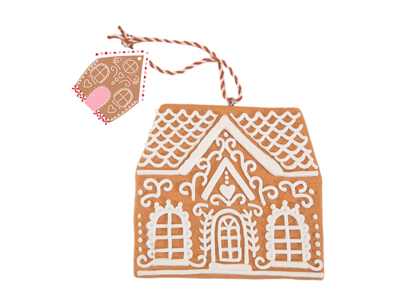 Wholesale Gingerbread House Tree Decoration