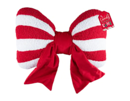 Wholesale Candy Cane Bow Cushion Wholesale Candy Cane Bow Cushion