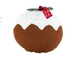 Wholesale Christmas Pudding Pudding Boucle Cushion