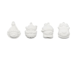 Bulk Buy Paint Your Own Christmas Characters 4pk