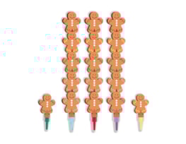 Wholesale Gingerbread Stackable Crayons 3pk Wholesale Gingerbread Stackable Crayons 3pk