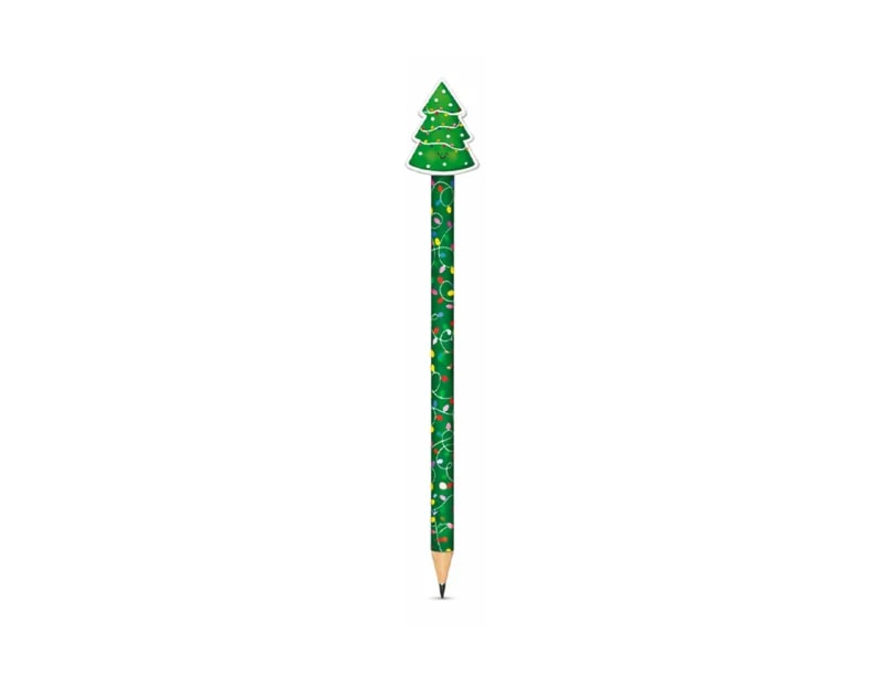 Wholesale Christmas Pencils & Rubbers 5pk