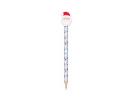 Wholesale Christmas Pencils & Rubbers 5pk Wholesale Christmas Pencils & Rubbers 5pk