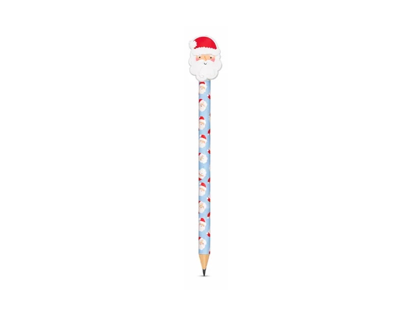 Wholesale Christmas Pencils & Rubbers 5pk Wholesale Christmas Pencils & Rubbers 5pk