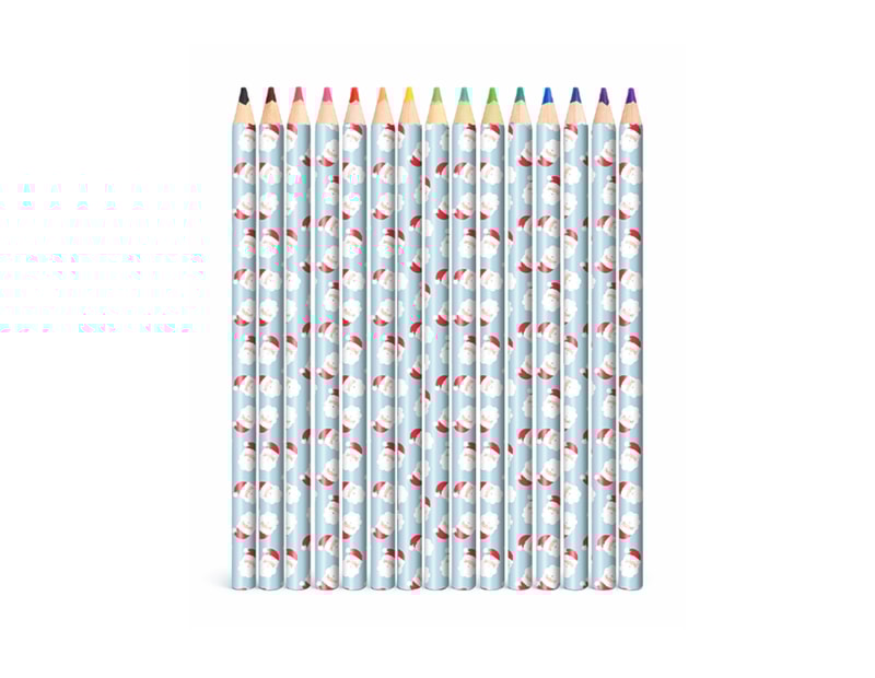 Wholesale Christmas Colouring Pencils 15pk Bulk Buy Christmas Colouring Pencils 15pk