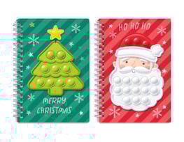 Wholesale Christmas Character Popper Notebook CDU Bulk Buy Christmas Character Popper Notebook CDU